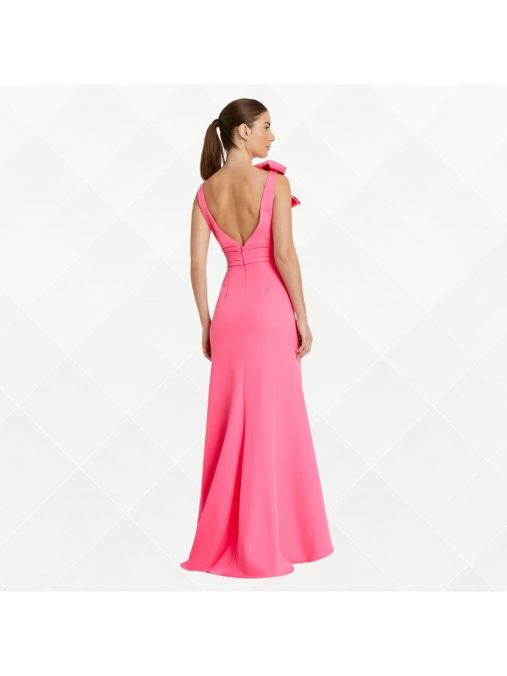 Mac Duggal Candy Pink Gown • 4 • NWT • WDS-100009